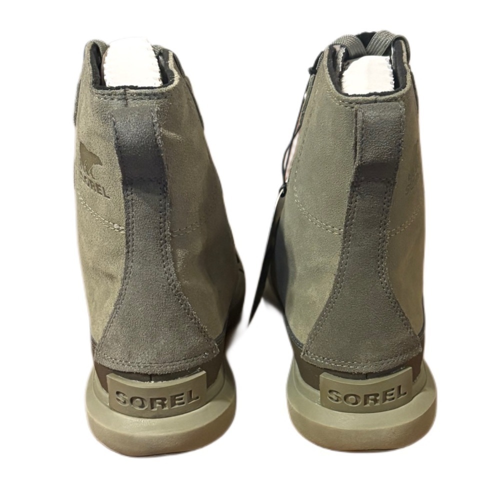 Sorel Ankle Boots in Olive and Gray - Picture 6 of 10